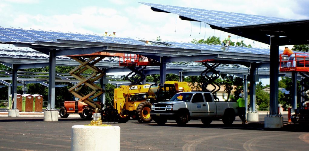 Rutgers University Solar Carport Canopy System