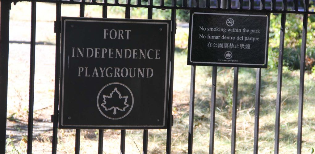 NYC Parks Fort Independence Playground Reconstruction