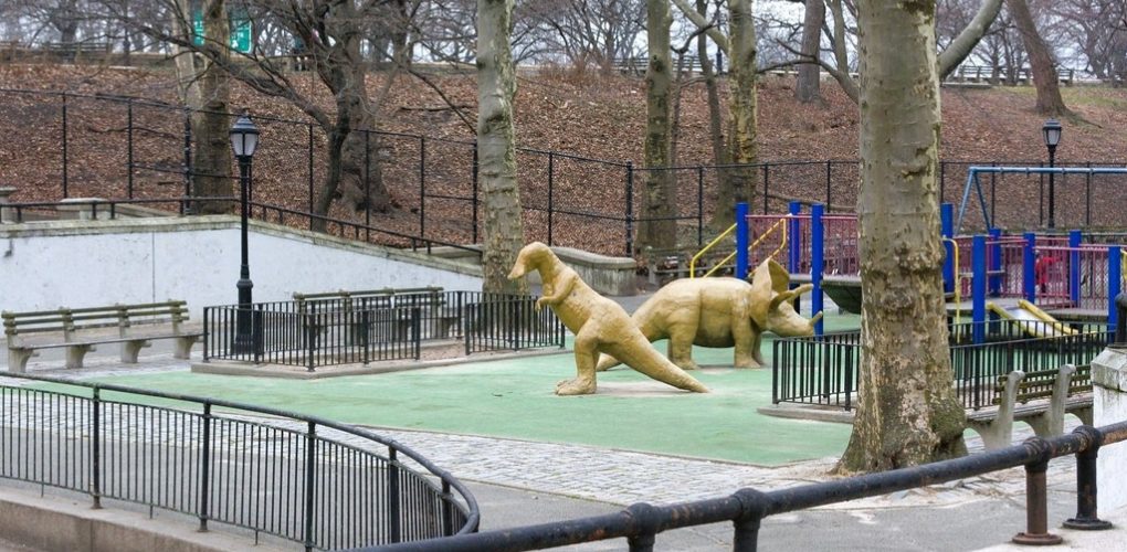 NYCDPR Riverside Park Dinosaur Playground Reconstruction