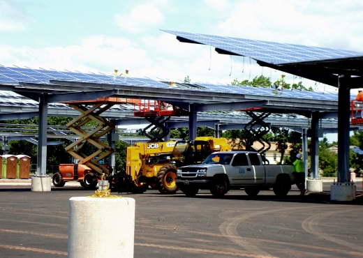 Rutgers University Solar Carport Canopy System