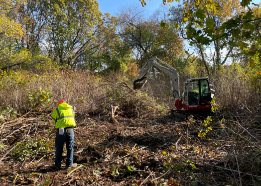 Construction of Gwen Ifill (Railroad) Park