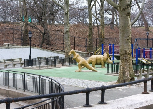 NYCDPR Riverside Park Dinosaur Playground Reconstruction